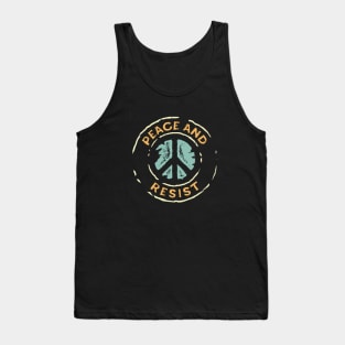 Peace and Resist - 2018 Midterm Elections Tank Top